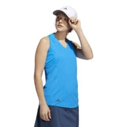 Adidas - Women's Heat.Rdy Sleeveless Polo (HH8603) -TrekWear Sales Shop adidas Women s Heat Rdy Sleeveless Polo HH8603 3