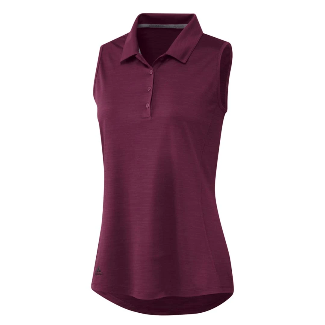 Adidas - Women's Space-Dyed Sleeveless Polo (HA6065) 1 Adidas - Women's Space-Dyed Sleeveless Polo (HA6065)