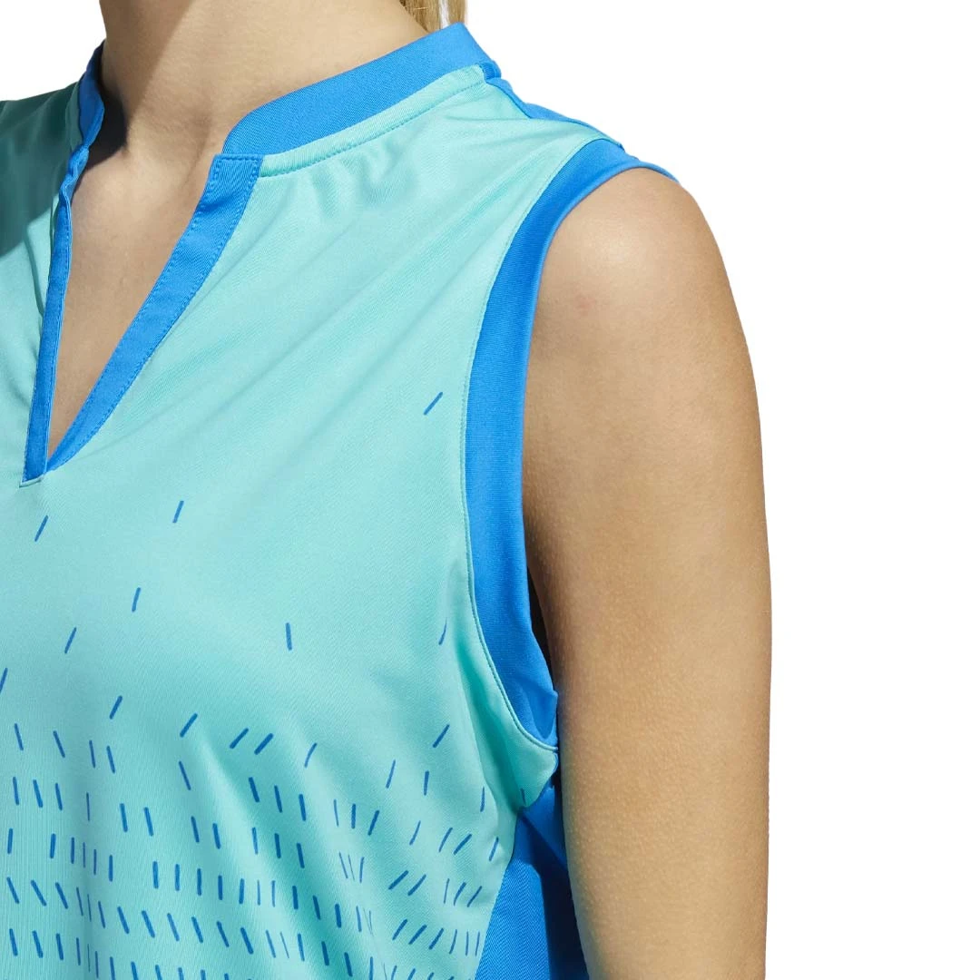 Adidas - Women's Sport Performance Gradient Sleeveless Polo (HA3471) 4 Adidas - Women's Sport Performance Gradient Sleeveless Polo (HA3471) - Image 4