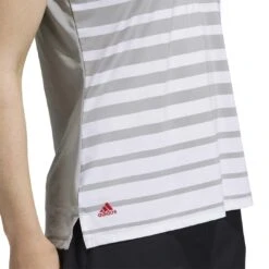 Adidas - Women's Stripe Sleeveless Polo (GJ9455) -TrekWear Sales Shop adidas Women s Stripe Sleeveless Polo GJ9455