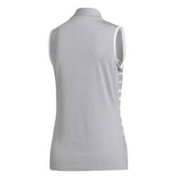 Adidas - Women's Stripe Sleeveless Polo (GJ9455) -TrekWear Sales Shop adidas Women s Stripe Sleeveless Polo GJ9455 3