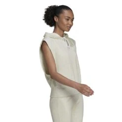 Adidas - Women's Studio Lounge Hooded T-Shirt (HE4150) -TrekWear Sales Shop adidas Women s Studio Lounge Hooded Tee HE4150 04