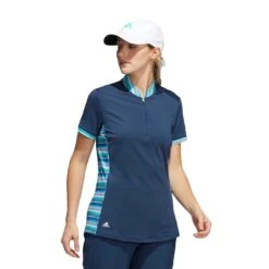 Adidas - Women's Ultimate 365 Print Short Sleeve Polo (HG8518) -TrekWear Sales Shop adidas Women s Ultimate 365 Print Short Sleeve Polo HG8518 3