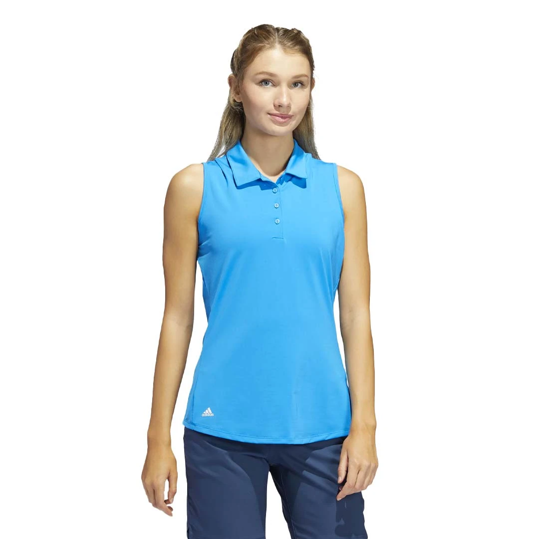Adidas - Women's Ultimate365 Sleeveless Polo (HA6045) 2 Adidas - Women's Ultimate365 Sleeveless Polo (HA6045) - Image 2